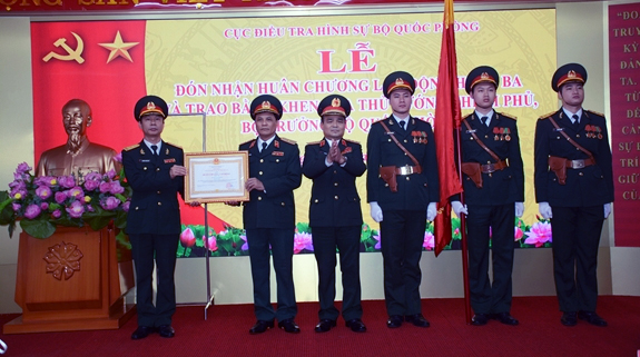 Cục Điều tra Hình sự đón nhận Huân chương Lao động hạng Ba